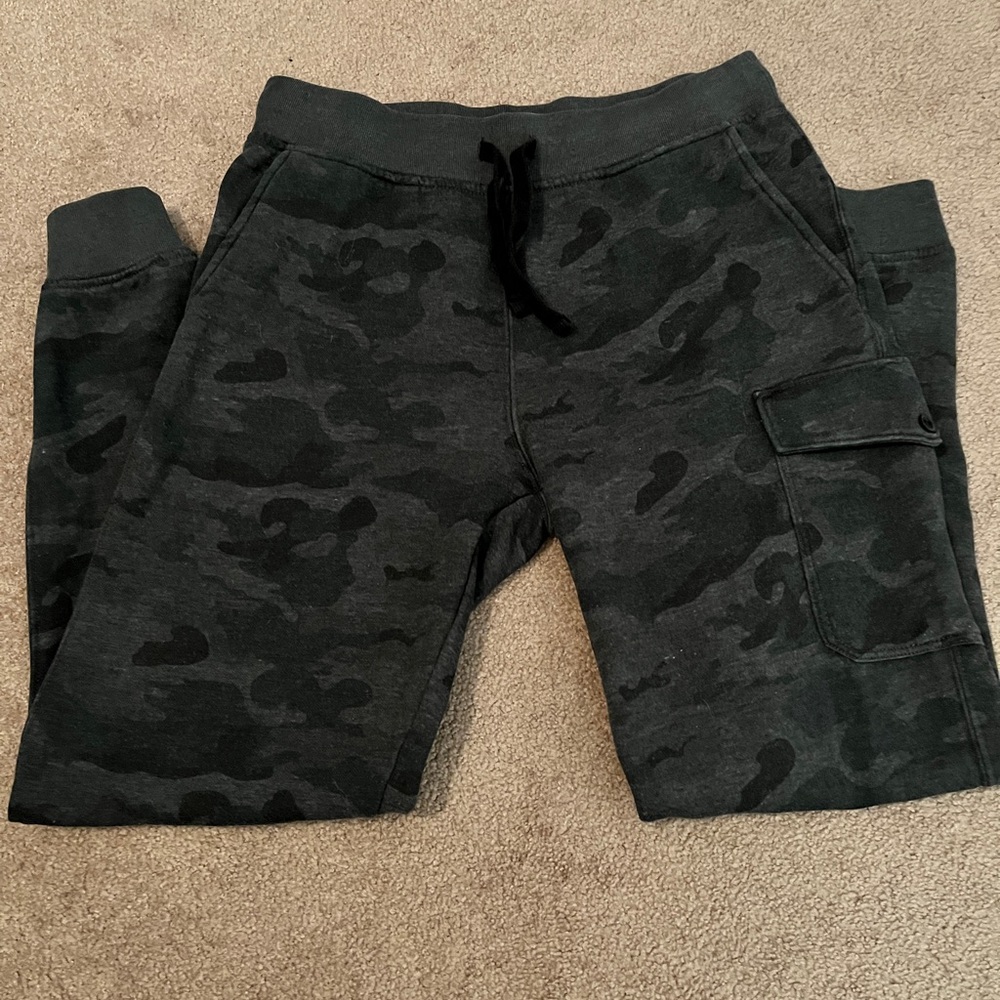 Old Navy Camo Jogger Sweatpants Cargo Pocket Size Small